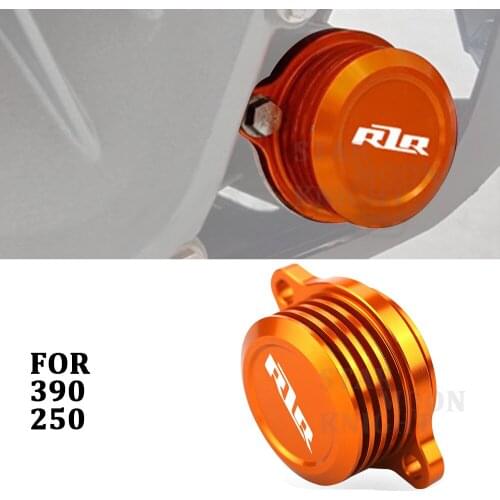 CNC Aluminum Motorcycle Engine Stator Fuel Filter Cover Cap Accessory for 250 390 2017 2018 2019