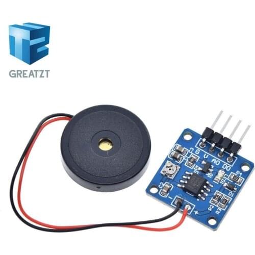 Piezoelectric shock tap sensor Vibration switch module piezoelectric sheet percussion for Arduino 51 UNO MEGA2560 r3 DIY Kit