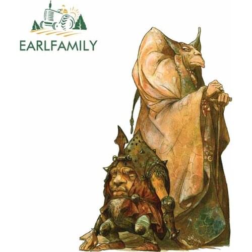 EARLFAMILY 13cm x 8.9cm for Blemmi Africa Panotii Scythia Windshield Occlusion Scratch Car Stickers Bumper Motorcycle RV Decal