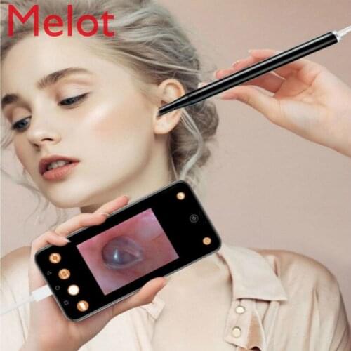 Ear Pick Artifact Ear-Picking Ear Picking Tool Set Visual Ear-Picking Spoon Luminous Childrens Buckle Ear Cleaner HD