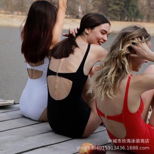 Swimming Suit Gir One Piece Swimsuit Female Swim Women Swimwear Push Up New Competition Sports Girl Spandex Solid