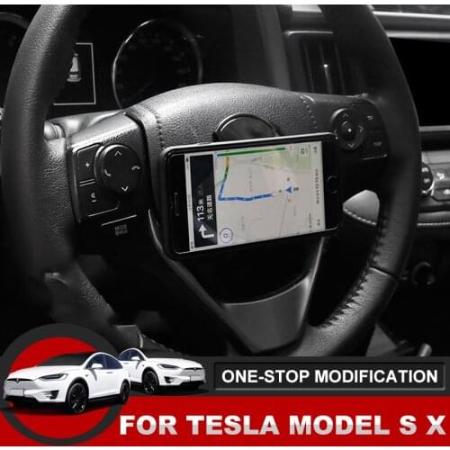 Mobile phone non-slip sticker multifunctional mobile phone navigation bracket for Tesla Model S X