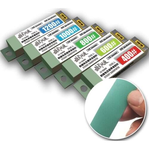 Model Tool 25 Pieces of Wear-resistant Washing Resurrection Sandpaper for Polishing MS069