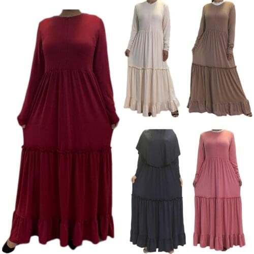 Muslim Abaya Hijab Dress Women Islamic Arab Jilbab Ramadan Middle East Maxi Robe Prayer Kaftan Full Cover Gown Front Zipper New