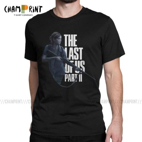Men The Last Of Us Part 2 Ellie Night Hunting T Shirt Cotton Clothing Funny Short Sleeve Tees Birthday Present T-Shirt