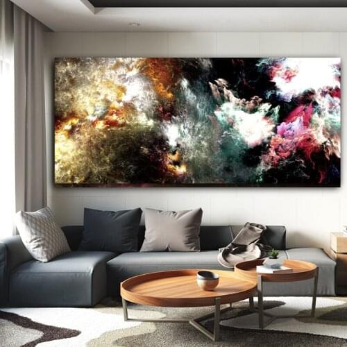 CHENFART Poster Art Like Flower Landscape Oil Painting Abstract Canvas Picture Wall Art For Living Room Home Decor no Frame