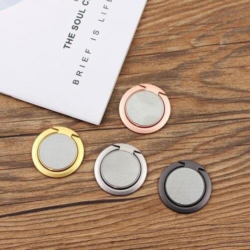 Ultra-thin Mobile Phone Finger Ring Holder Rotatable Smartphone Stand Holder For Metal Car Mount Stand Universal Grip Phone Ring