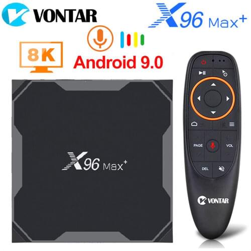 Android 9.0 TV Box Smart TV Box X96 MAX plus Amlogic S905X3 4GB RAM 32G/64G 2.4G/5G Wifi X96MAX Set Top Box 4k pk T95 max plus