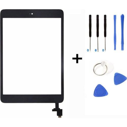 Sinbeda Touch Screen For iPad Mini 1 A1455 A1454 A1432 Sensor Digitizer Glass + IC and Button For iPad Mini 2 A1489 A1490 A1491