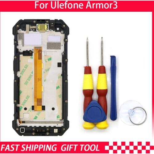 Touch Screen LCD Display For Ulefone Armor 3/Armor 3T Armor 3W Digitizer Assembly With Frame Replacement Parts+Repair Tool