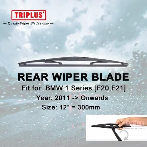 Rear Wiper Blade for BMW 1 Series F20 F21 (2011-Onwards) 1pc 12" 300mm,Car Rear Windscreen Wipers,for Back Windshield Blades