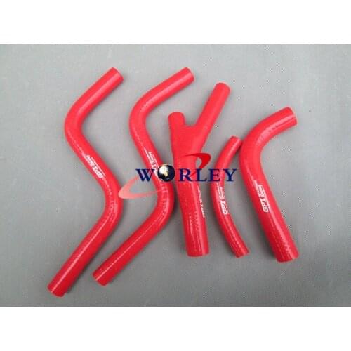 Silicone radiator hose FOR Honda CR250 CR 250 1985 1986 1987 85 86 87 RED