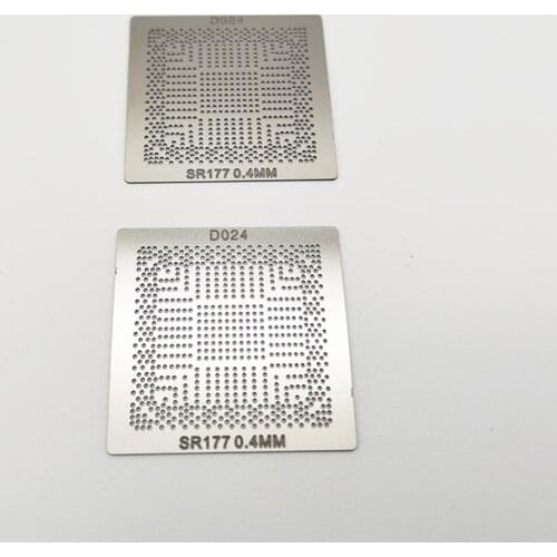 SR177 Direct Heating BGA Stencil SR178 SR173 SR175 SR179 SR174 H81 SR1JJ SR1JK IC Chip Reballing 0.4MM