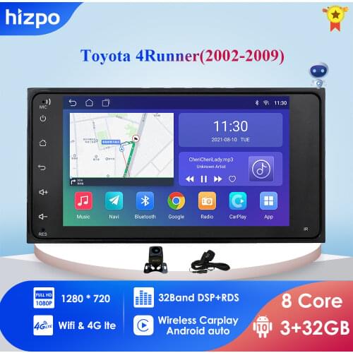 Poland/RU 7"2 Din Touch screen Universal Stereo Car Radio player GPS Navi For Toyota Rav4 Corolla Hilux Vios Camry Steel DVBT BT
