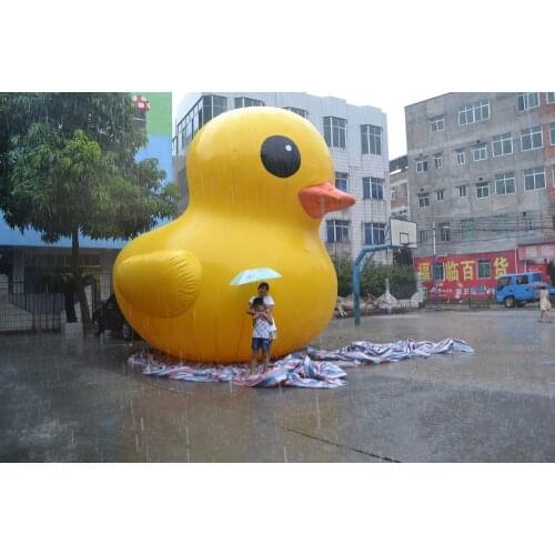 High Quality Outdoor Decoration 6m Yellow Giant Inflatable Duck Big Inflatable Cartoon Model for Promotion Inflatable Duck