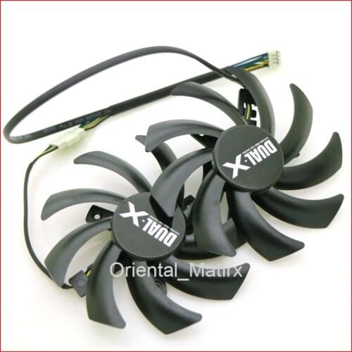 2pcs/lot 86mm 39*39*39mm VFA Cooler Repalcement For XFX R9 380 280X 270X 290X Graphics Card Cooling Fan 4Pin