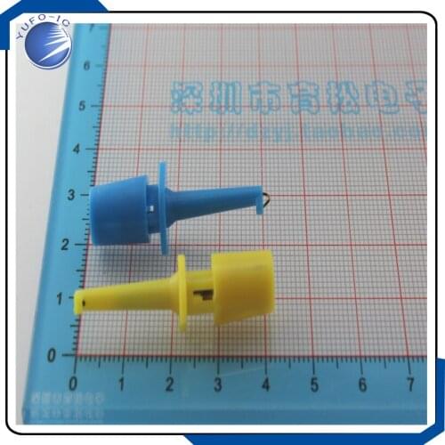 10PCS/LOT(5 PAIR) Yellow / Green hook type test clamp test hook test hook s