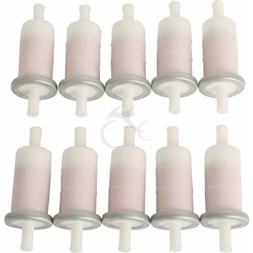 10x Fuel Filter 3/8"10mm Fuel Line For Suzuki GSXR600 Honda CMX250 VT600 VXT1800