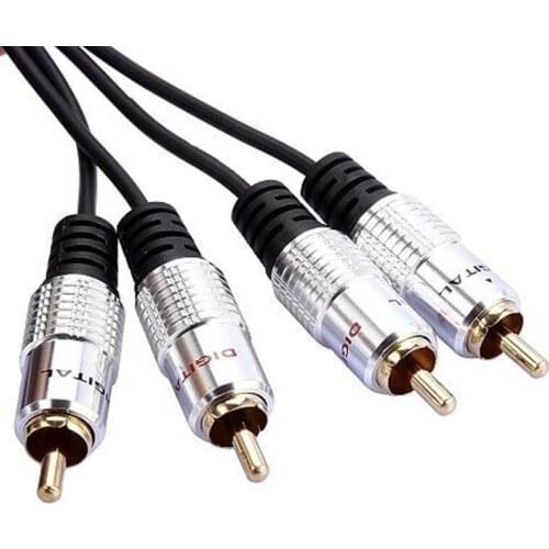 3m 2 Phono RCA male To 2RCA male Audio Cable