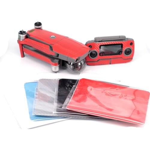 5-Color Options For Dji Mavic 2 Pro/Zoom Sticker Drone Remote Controller Battery Skin Waterproof Pvc Carbon Skin Decal