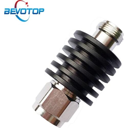 5W N Type Attenuator DC-3Ghz/4Ghz 1/2/3/5/6/10/15/20/30db/40db N Male to Female RF coaxial Power plug Male to jack Female 50ohm