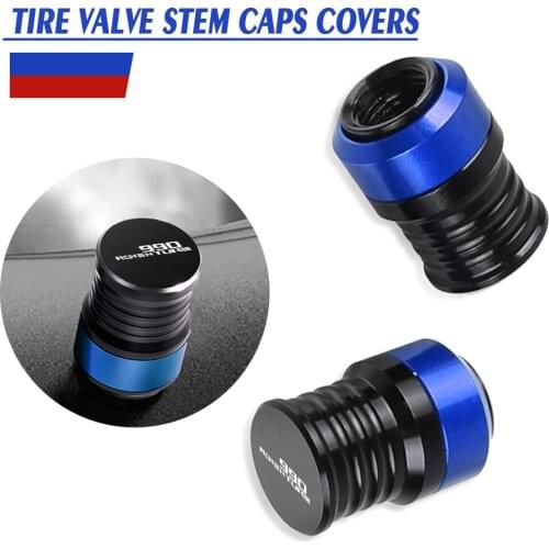 For 990AdventuRe 990 Adventure ADV ALL YEARS 2021 Motorcycle CNC Accessorie Wheel Tire Valve Stem Caps Airtight Cover Universal