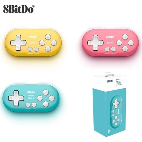 8BitDo Zero 2 Bluetooth Gamepad for Nintendo Switch Windows Android macOS Wireless Bluetooth Game Controller for NS Switch