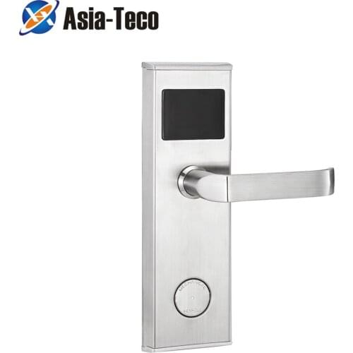 Stainless Steel Door Lock Smart RFID Card Door Lock Electric Hotel Door Lock