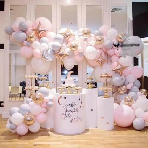 Elegant White cylinder-shaped wedding cake stand metal dessert table welcome wedding decoration plinth