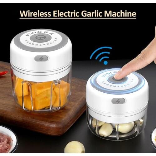Electric Garlic Masher Sturdy Durable Mini Crusher Chopper USB Charging For Crushed Garlic Crushed Ginger Crushed Fresh Chili