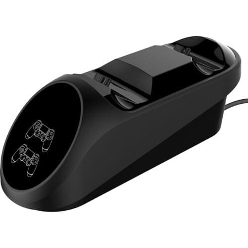 Dual USB Charging Dock Station with LED Light for PS4/PS4 Slim/PS4 Pro Handle