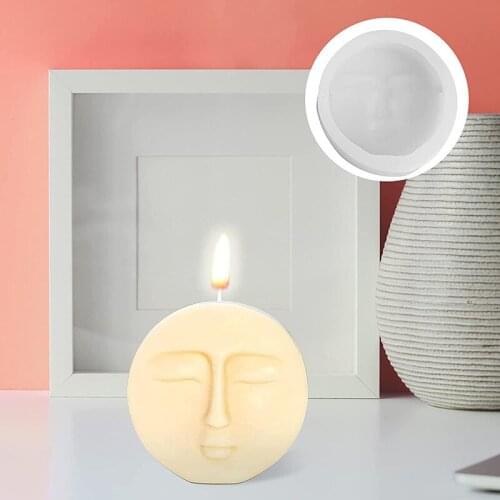 Geometric Silicone Candle Wax Mold for Candle Making 3D Handmade Decorative Aromatic Soap Candles Mould Home Decor