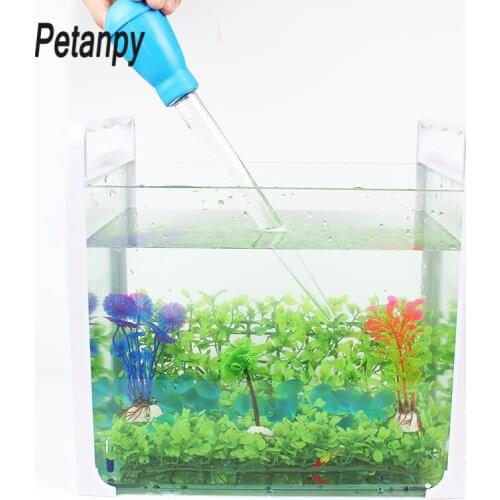 30/50ml Aquarium Manual Cleaner Tool Gravel Vacuum Suction Filter Fish Tank Baster Water Changer Tool Waste Remover 2019