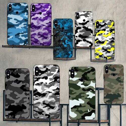 Camouflage Military Phone Case For Xiaomi Redmi note 7 8 9 t max3 s 10 pro lite Luxury brand shell funda coque