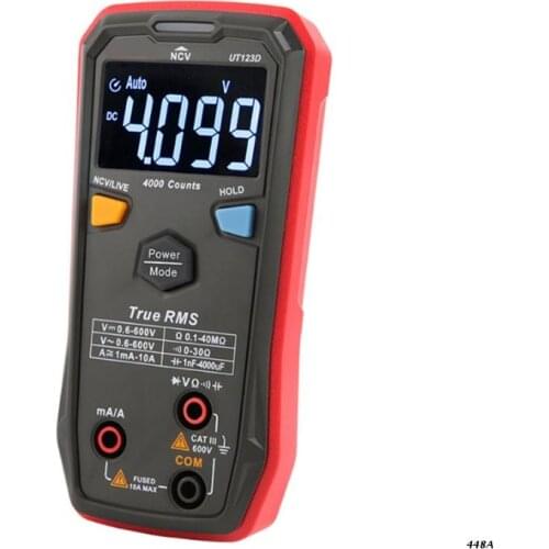 Pocket Size Multi-Tester AC DC NCV Voltage Resistor Switch Measurement Portable Digital Multimeter Household