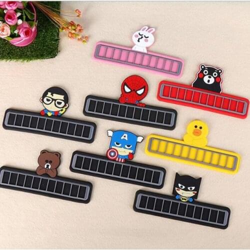 MR TEA Cartoon Temporary Parking Card For Comics Heros Car Sticker Luminous Telephone Number Plates Digital Puzzle