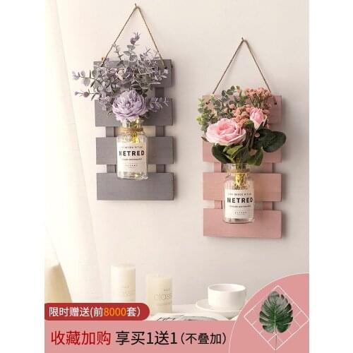Wall decoration small pendant wall bedroom room wall flower creative restaurant interior wall decoration
