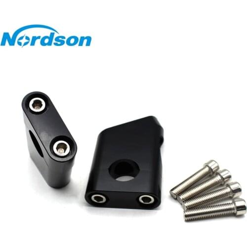 Nordson 22MM 7/8" Off Road Motorcycle Bar Clamps Raised Handlebar Handle Bar Risers For 22MM Fat Bar Pit Dirt Motocross