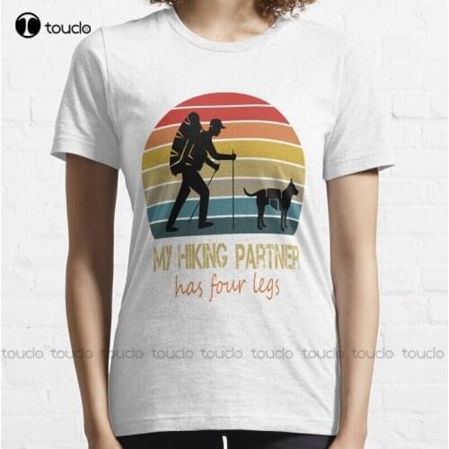 New My Hiking Partner Has Four Legs 7 T-Shirt Womens mens T Shirts s-5xl birthday shirt Unisex