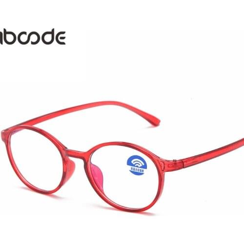 Iboode Classic Round Frame Reading Glasses Women Men Anti Blue Light Presbyopic Eyeglasses TR90 Hyperopia Eyewear Spectacles New