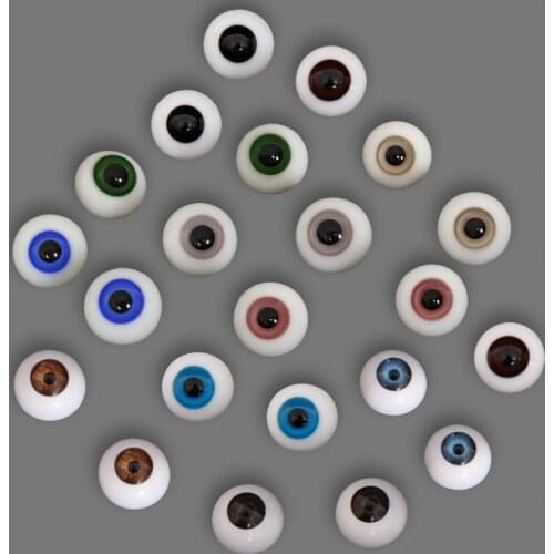 BJD Doll Eye Craft Glass Acrylic Animal Doll Toy Eyeball 1/3 1/4 1/6 1/8 Full-size Rebirth Doll Accessories In Various Colors