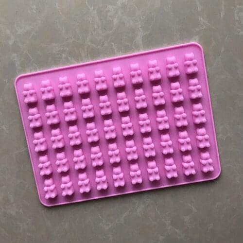 Spot 50 bear silicone chocolate mold ice mold XG181