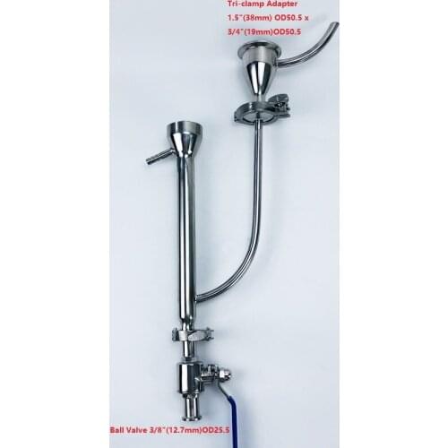 Free Shipping Tri-clamp Parrot Body Connection 1.5"(38mm) OD50.5 Stainless Steel 304