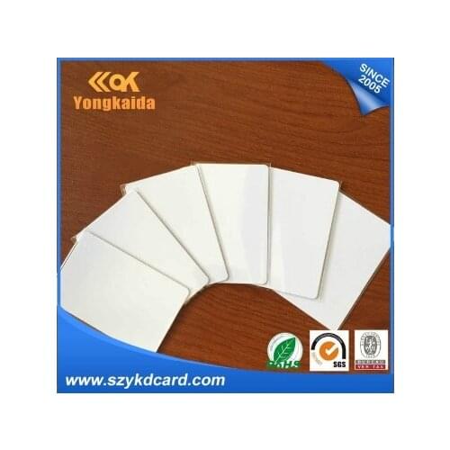Yongkaida best price 3000pcs/lot ID Inkjet PVC Card Glossy Blank inkjet pvc card
