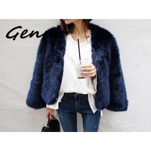 Women Winter Jackets Coats 2020 Thicken Warm Faux Fur Coat Outerwear Casual Shaggy Fake Fur Jacket Female Cozy Long Overcoats