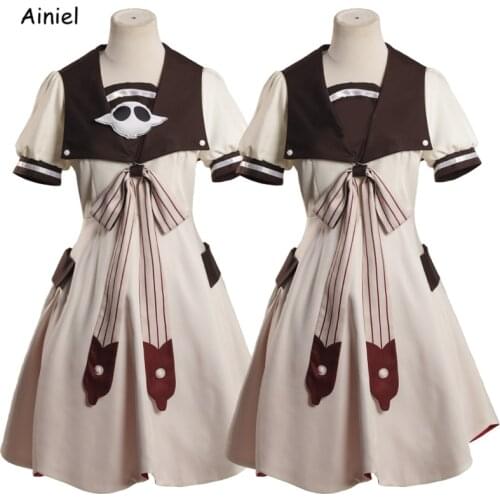 Anime Cosplay Toilet-Bound Hanako-kun Costume Jibaku Shounen Hanako kun Nene Yashiro Dress Hair Akane Aoi Wig Disfraz Women Girl
