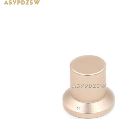 1 PCS HIFI Champagne golden 25*17*22 Full aluminum amplifier solid Volume potentiometer knob