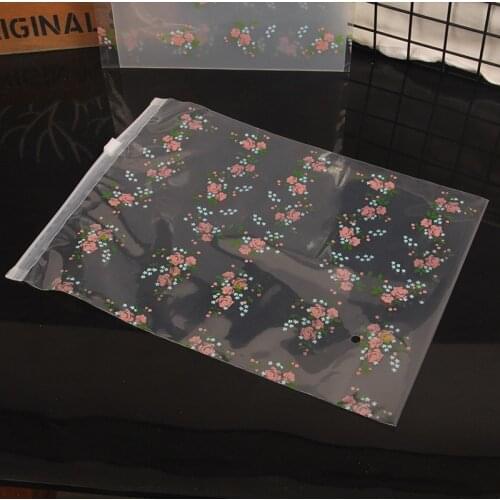 100pcs Leggings panties socks towel clothing clothes packaging bags PE plastic transparent bag large travel storage pocket