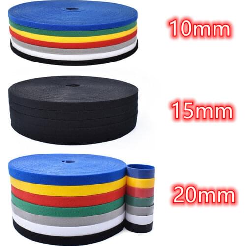 25meter 1cm 1.5cm 2cm Roll Reusable Magic Strap Tie Back To Back Hook Loop Cable Ties Home Kitchen Nylon Fastener Accessorys