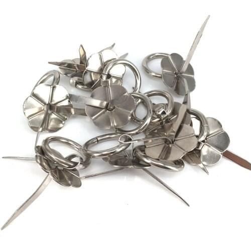 30mm Silver Color Decorative Jewelry Chest Box Cabinet Dresser Drawer Pull Knob Door Handle Ring 10PCS